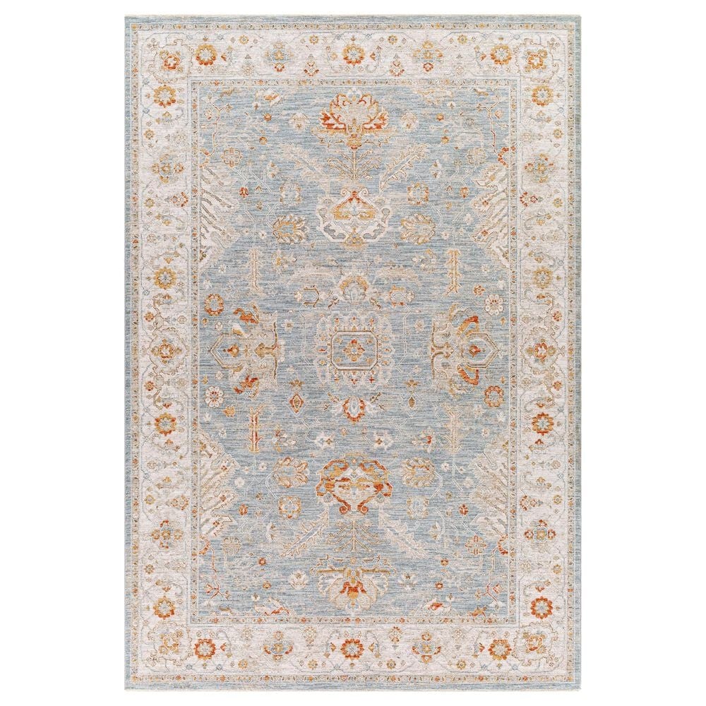 Surya Avant Garde AVT-2318 12" x 15" Orange, Blue and Beige Area Rug, , large