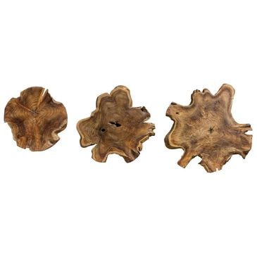 Uttermost Kalani Teak Wall Art (Set of 3), , large