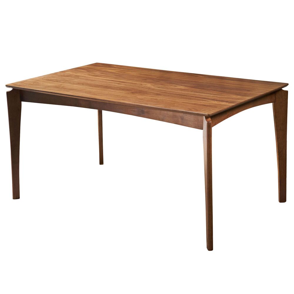 Noble House Wren Dining Table in Natural Walnut, , large