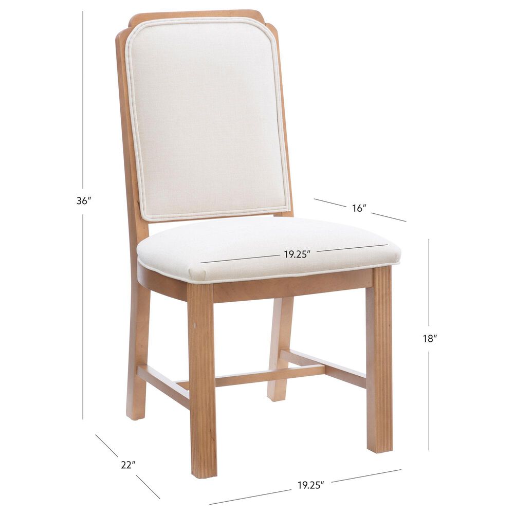 Linon Home Decor Jolene Side Chair in Brown (Set of 2), , large