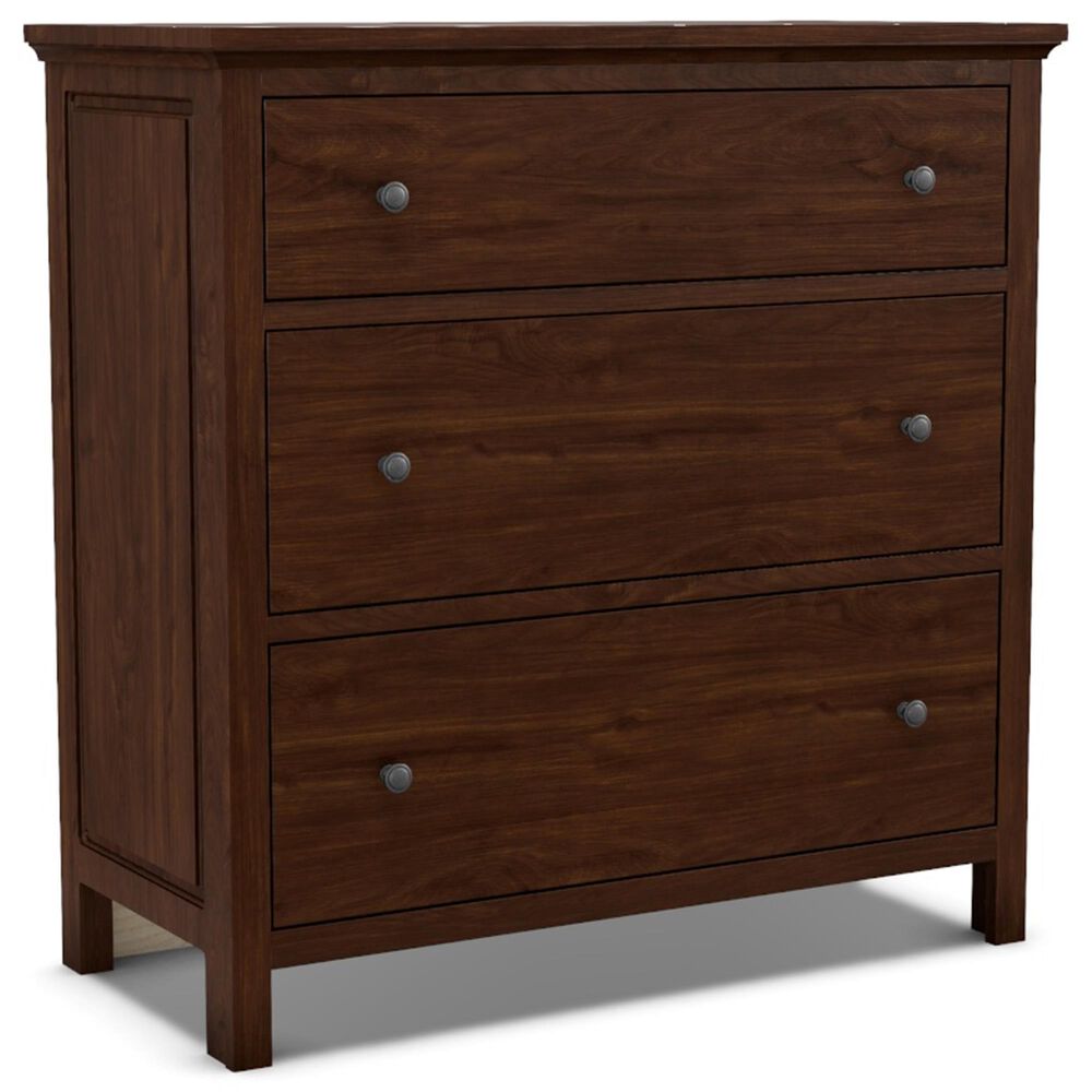 Archbold Furniture Heritage 3 Drawer Chest in Brown Mahogany, , large