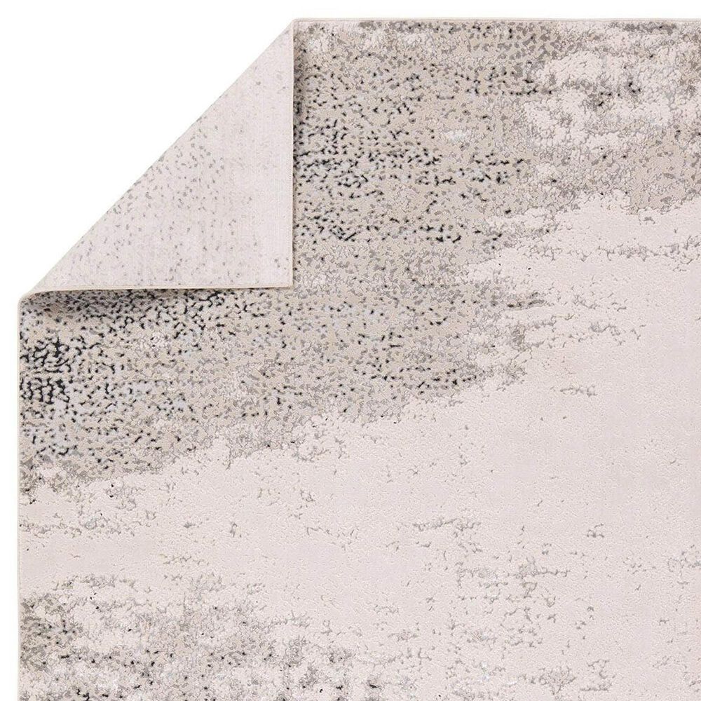 Jaipur Catalyst Faizah 2&#39;2&quot; x 8&#39; Feather Gray, White Sand, Wet Weather, Micro Chip and Dark Navy Runner, , large