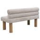 Hearth and Haven 52" Upholstered Dining Bench in Natural, , large
