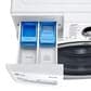 LG 5.0 Cu. Ft. Front Load Washer and 7.4 Cu. Ft. Electric Dryer with TurboWash 360 Laundry Pair in White (Pedestals Sold Separately), , large