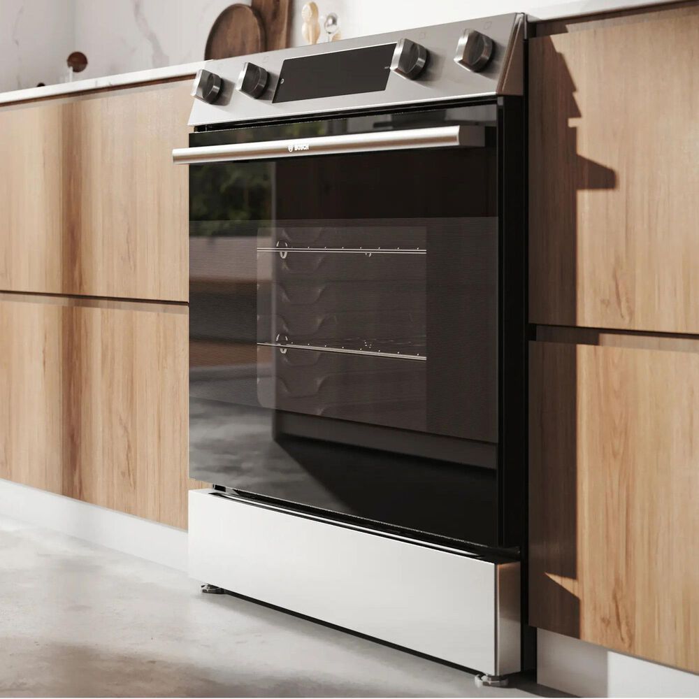 Bosch 100 Series 5.8 Cu. Ft. Freestanding Electric Range in Stainless Steel, , large