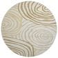 Dalyn Rug Company Neo NO10 8" Round Gold Area Rug, , large