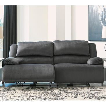 Signature Design by Ashley Clonmel Power Reclining Sofa in Charcoal, , large