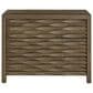 Furniture Worldwide Modern 5-Piece King Panel Bedroom Set in Sable with Outlets and USB Ports, , large