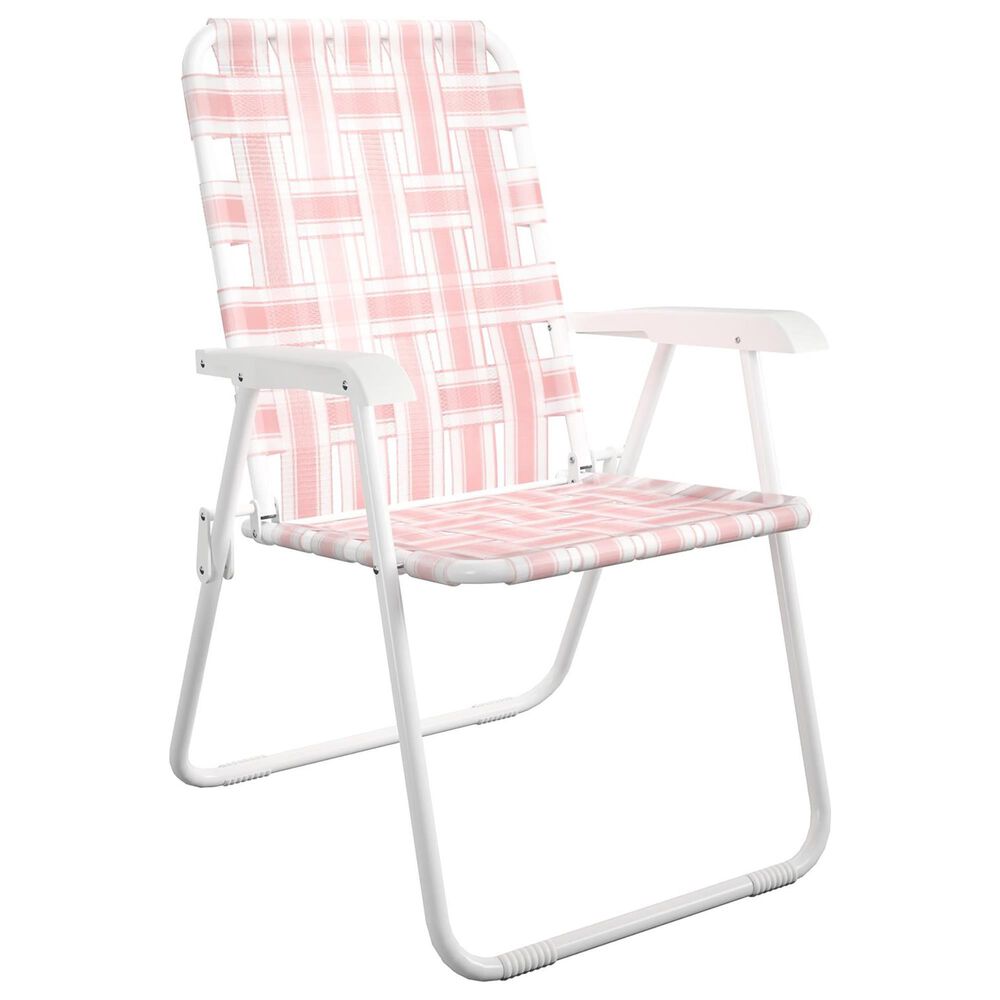 DHP Priscilla Patio Folding Chair in Rosewater Set of 2, , large