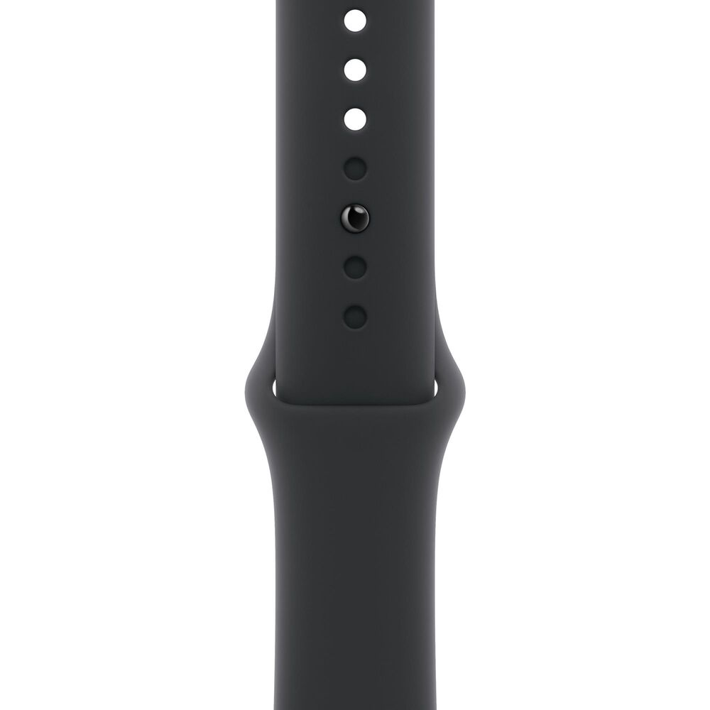 Apple Watch Series 11 (GPS) 46mm Aluminum Case with Black Sport Band - S/M in Space Gray and 2-Year AppleCare+, , large