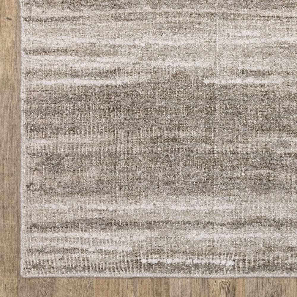 Oriental Weavers Clarke CLA01 Beige and Brown 2'6" x 10'Runner, , large