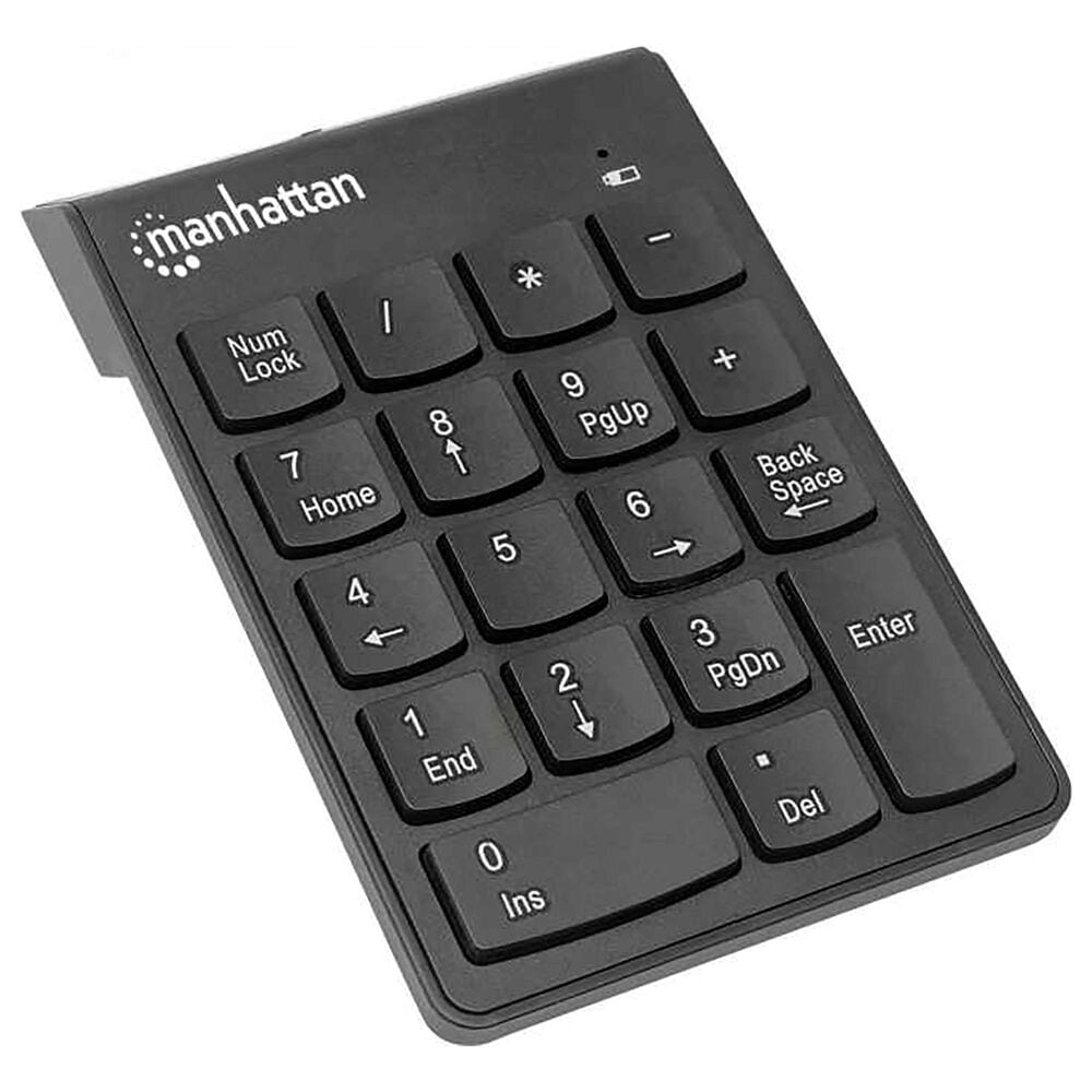 Manhattan Numeric Wireless Keypad in Black, , large