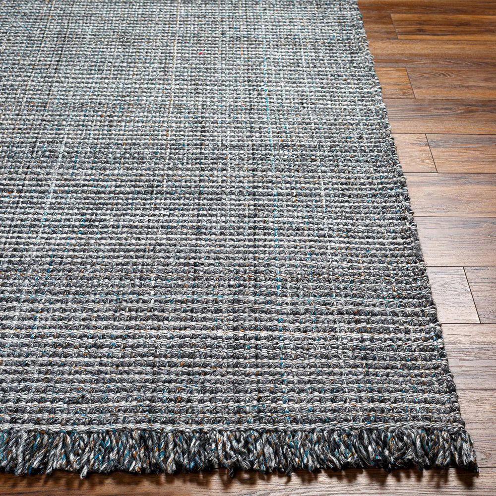 Surya Sara SRU-2301 2&#39; x 3&#39; Light Slate, Charcoal, Brown, Seafoam, Pewter Area Rug, , large