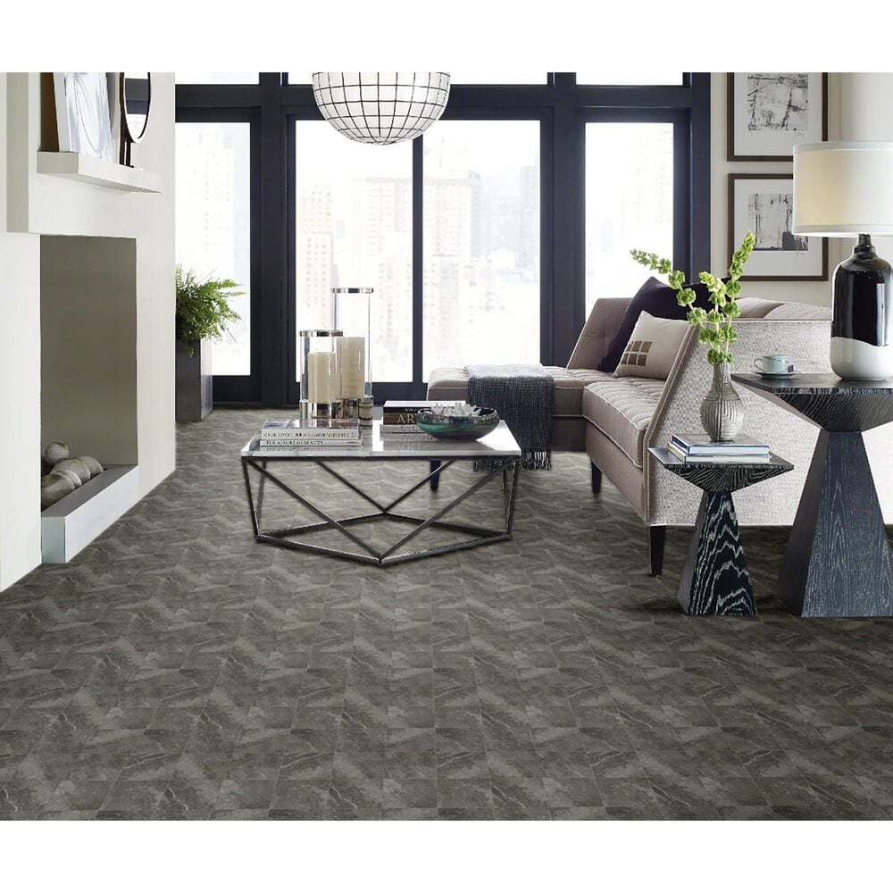 Shaw Oasis Dark Grey 12&quot; x 24&quot; Ceramic Tile, , large