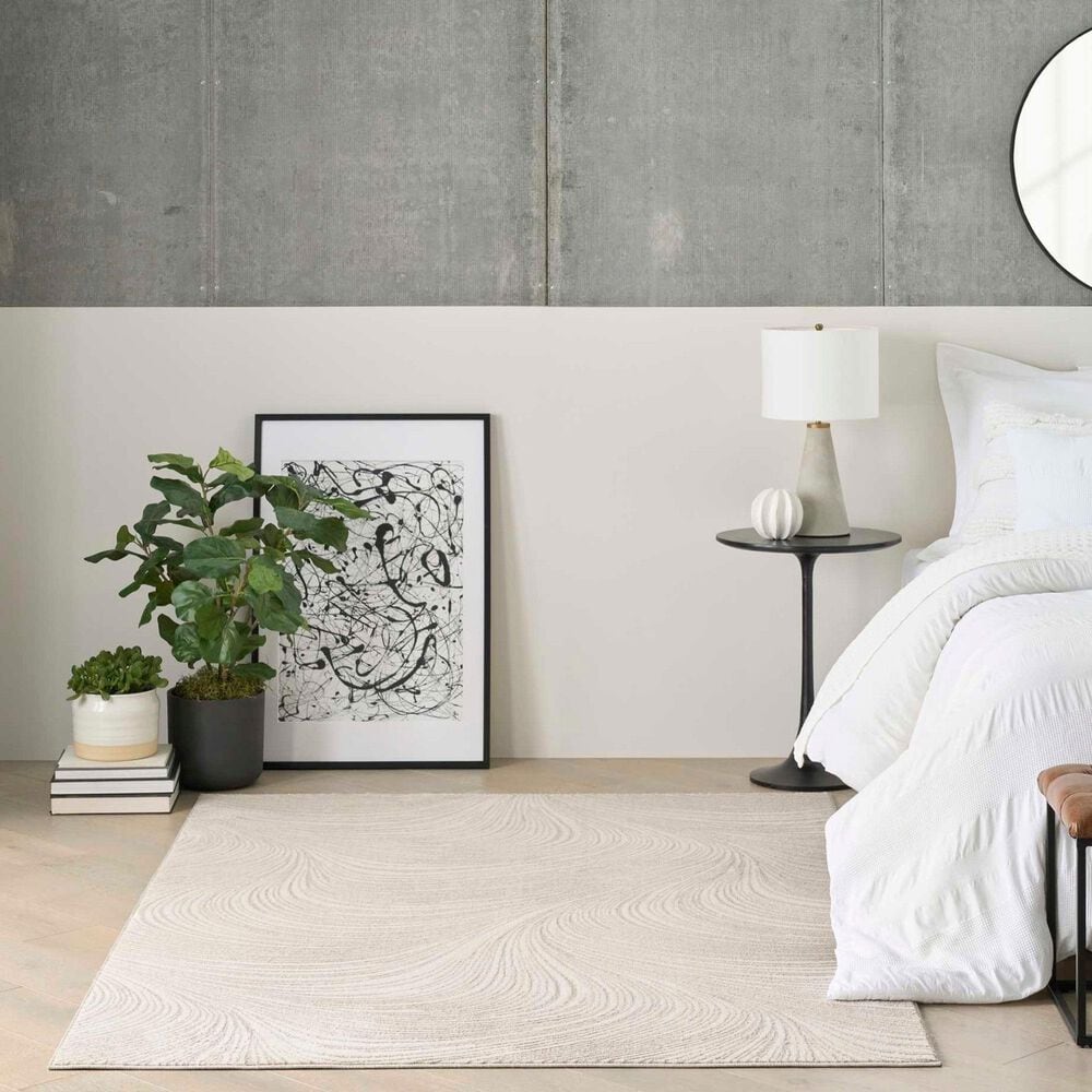 Nourison Central Park West CEP02 Beige 6&#39; x 9&#39; Area Rug, , large