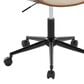 Lumisource Vintage Mod Office Chair with Cream Cushion in Walnut and Black, , large