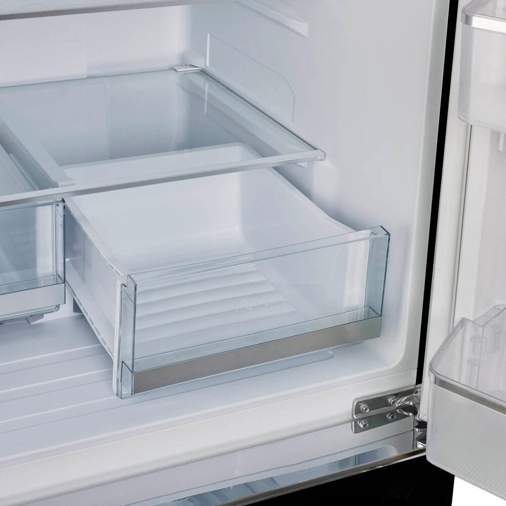 Unique Appliances Classic Retro 18 Cu. Ft Bottom Freezer Refrigerator in Midnight Black, , large