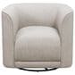 Emerald Home Furnishings Whirlaway Swivel Accent Chair in Beige, , large