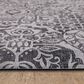 Mohawk Dri-Pro Deluxe Damask Nouveau 1"8" x 3"6" Grey Area Rug, , large