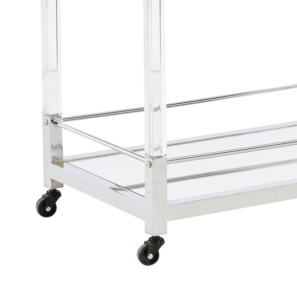 Ashley Chaseton Bar Cart in Chrome-tone, , large