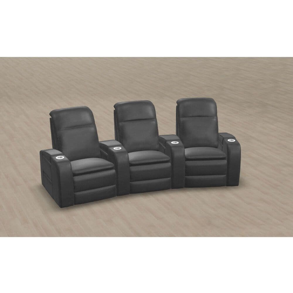 Style Expressions Vertex 3pc triple power Home Theater Seating in Bali Match Spider, , large