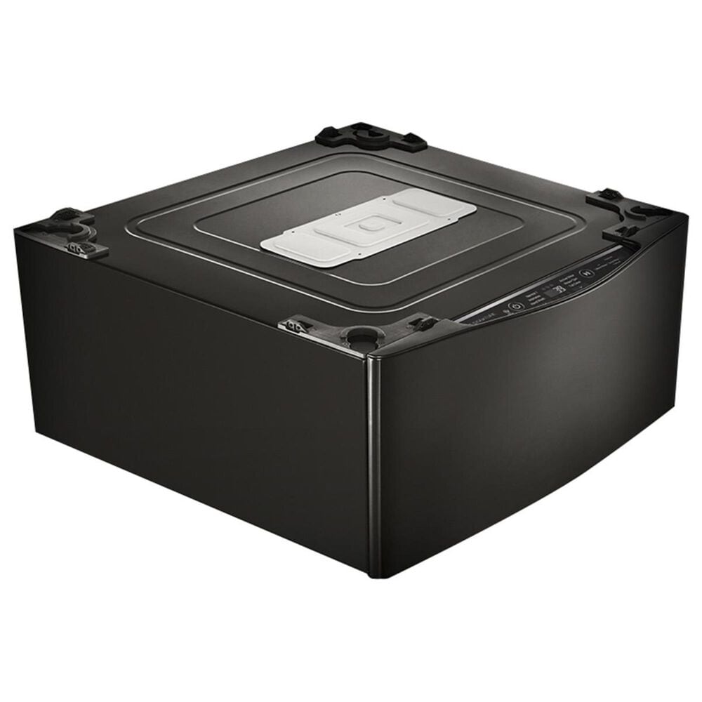 LG Sidekick Pedestal Washer in Black Stainless, , large