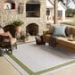 Loloi Easton Green and Ivory 5"3" x 7"6" Indoor/Outdoor Area Rug, , large