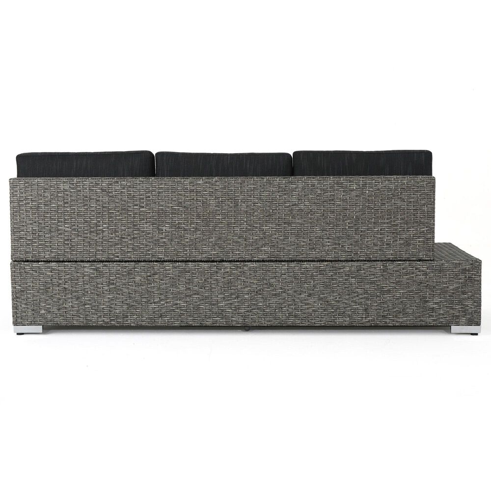 Noble House Puerta Patio Sofa in Gray, , large