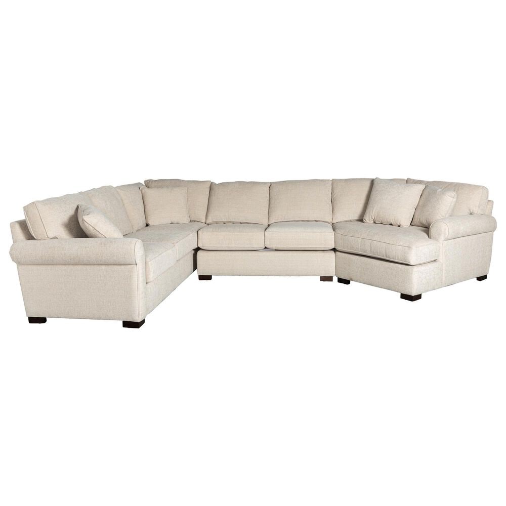 Fulton Home Taylor Collection Sectional in Theo Putty, , large