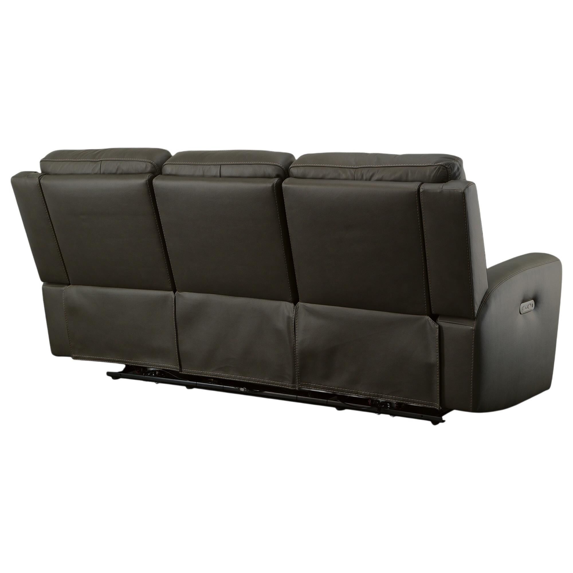 Flexsteel Jarvis Power Reclining Sofa with Headrests in Mica
