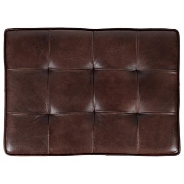 Waltham Global Archive Hogan Ottoman in Dark Sienna, , large