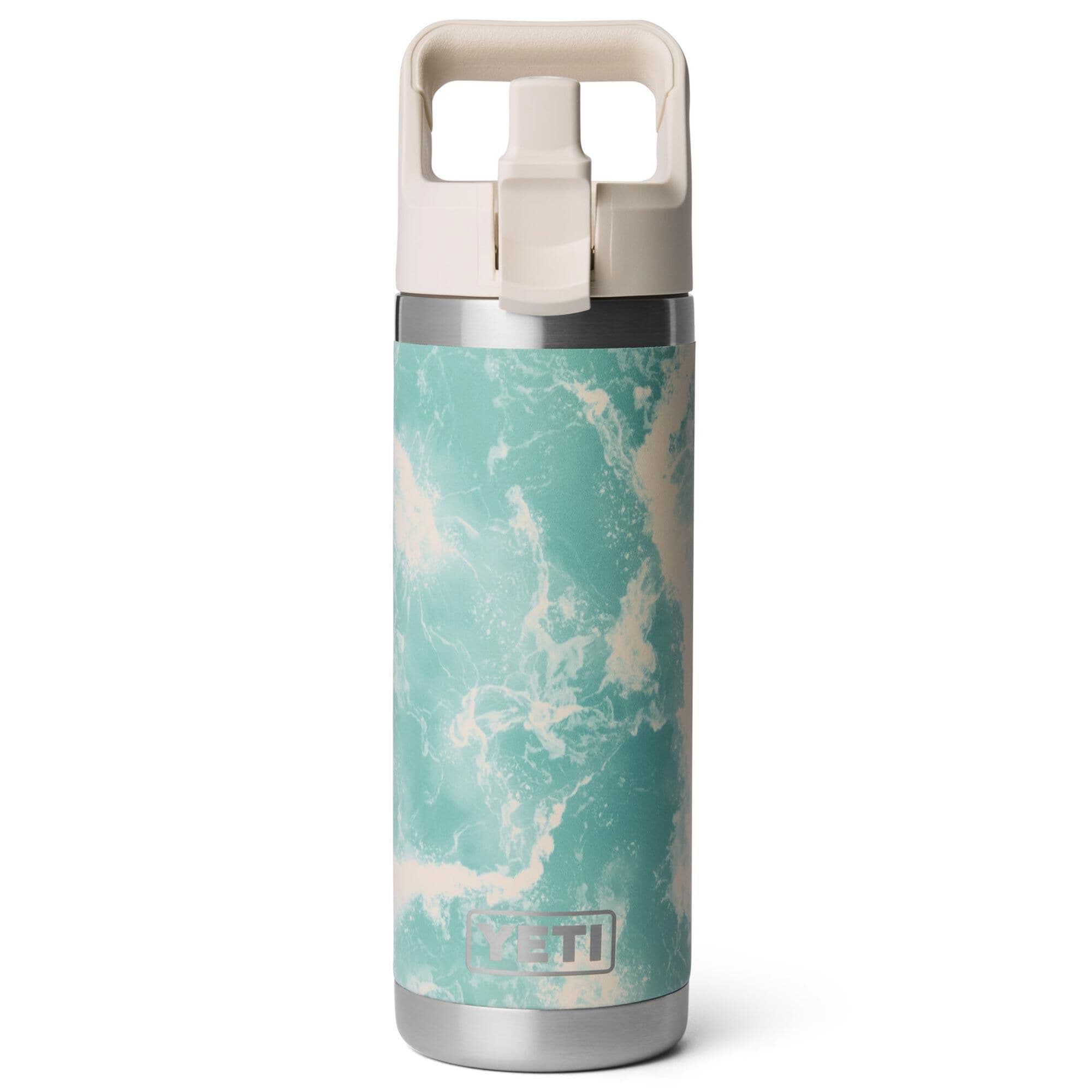 YETI Rambler 18 Oz Water Bottle with Color-Matched Straw Cap in
