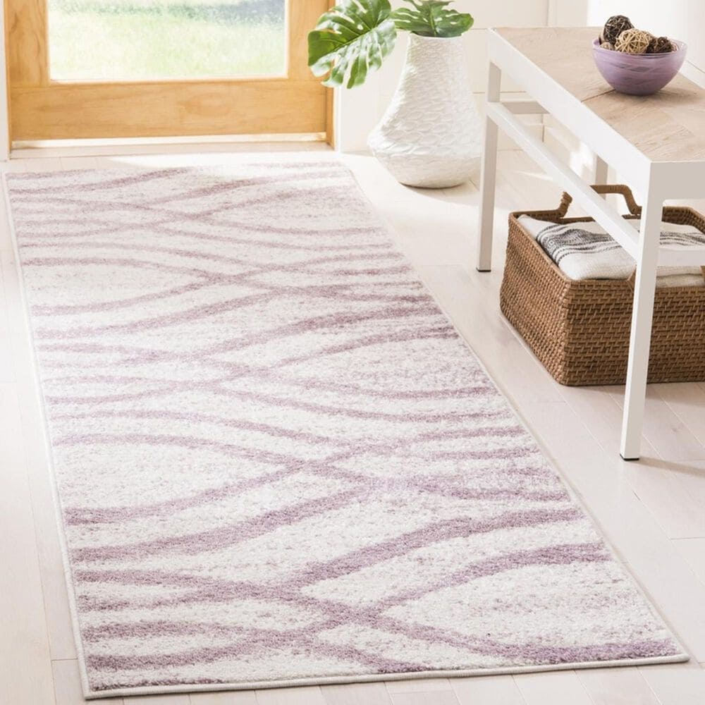 Safavieh Adirondack ADR125L 2"6" x 6" Cream and Purple Runner, , large