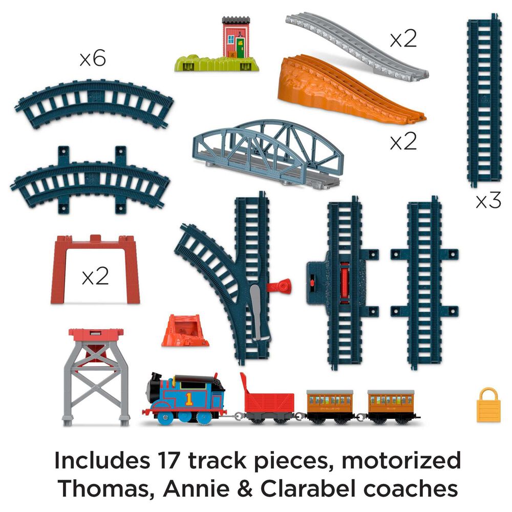 Fisher Price 3-in-1 Thomas Package Pickup Train Set in Multicolor, , large