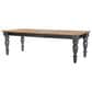 Legacy Classic Vintage Market 7-Piece Rectangular Dining Set in Barnwood Oak and Kettle Black, , large