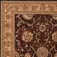 Nourison Traditional 8"6" x 11"6" Brown Area Rug, , large