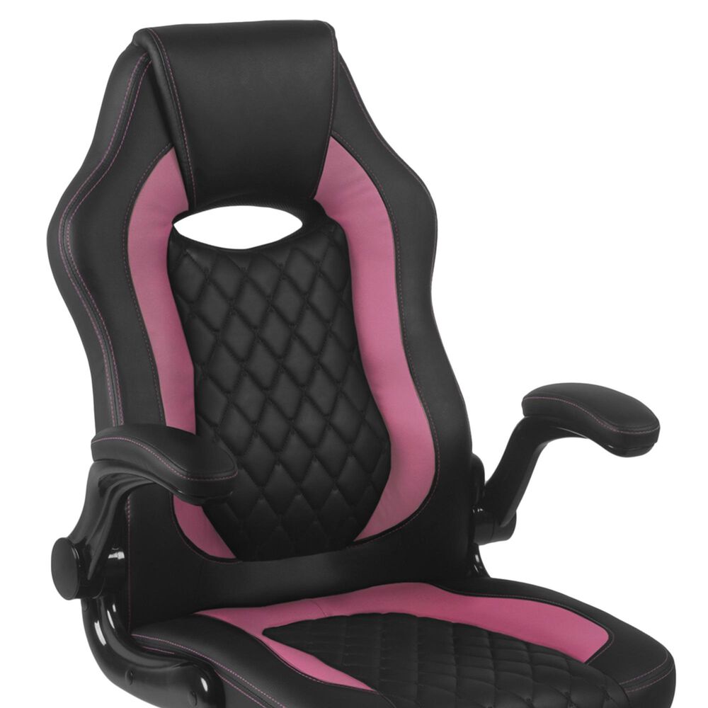 Regency Global Sourcing AON Archeus Ergonomic Gaming Chair in Black and Pink, , large