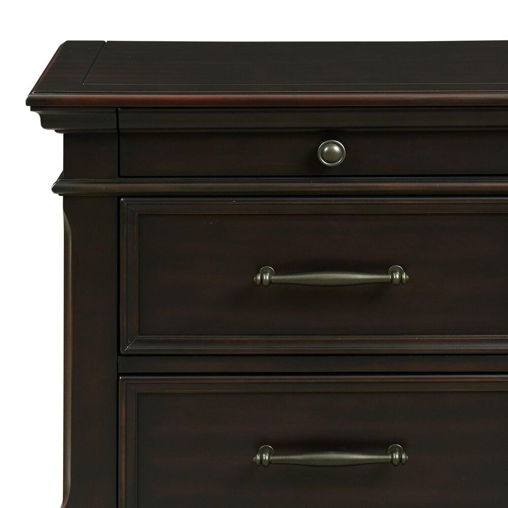 Mayberry Hill Slater Queen Storage Bed with Two Nightstands in Black, , large