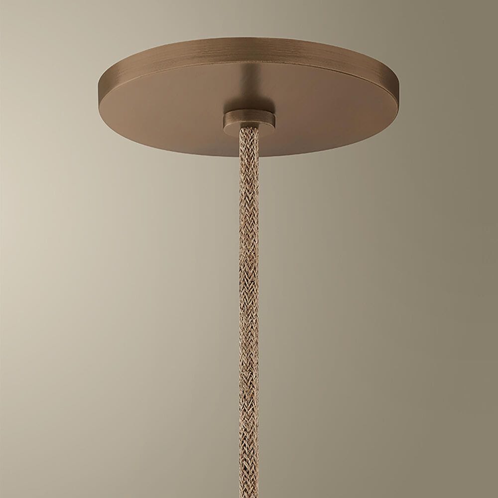 Troy Lighting Ahrens 36" 1-Light Pendant in Patina Brass, , large