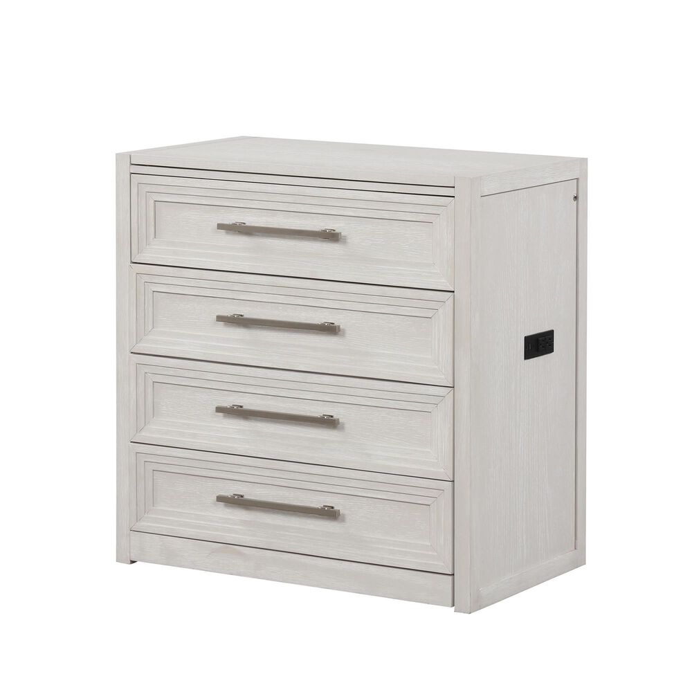 Furniture of America Vanity Set in Antique White with Lighting and Jewelry Tray, , large
