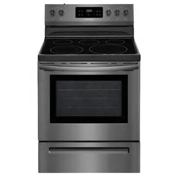 Frigidaire 30" Freestanding Electric Range in Black Stainless Steel, , large
