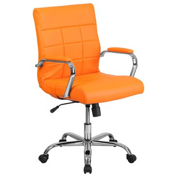 Flash Furniture Executive Swivel Chair in Orange, , large