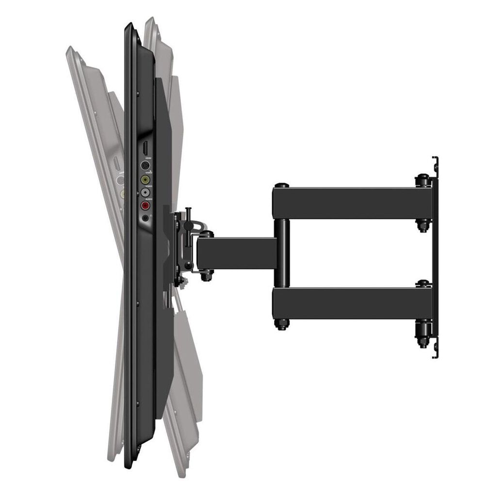 Secura Full-Motion Wall Mount for 40" - 70" Flat-Panel TVs in Black, , large