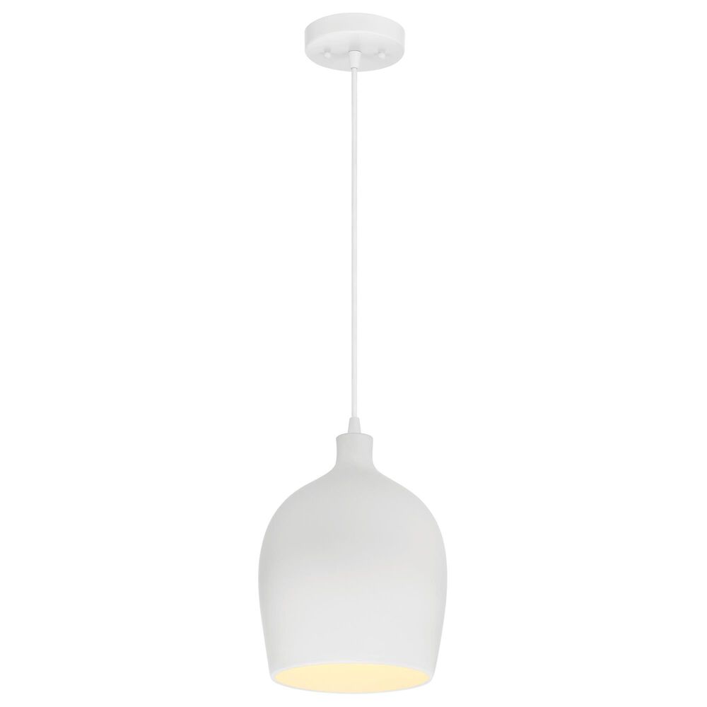 Creative Coop Sienna 1-Light Large Pendant in White, , large