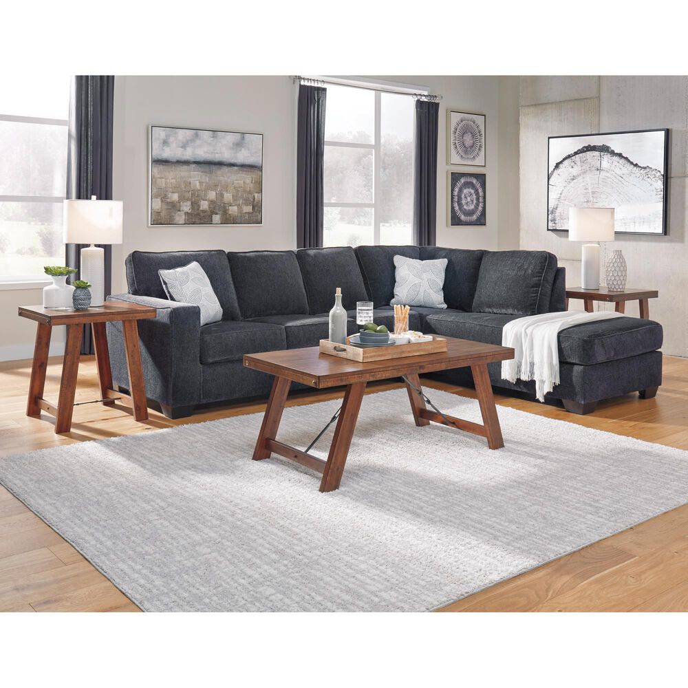 Signature Design by Ashley Altari 2-Piece Right Facing Sectional in Slate, , large