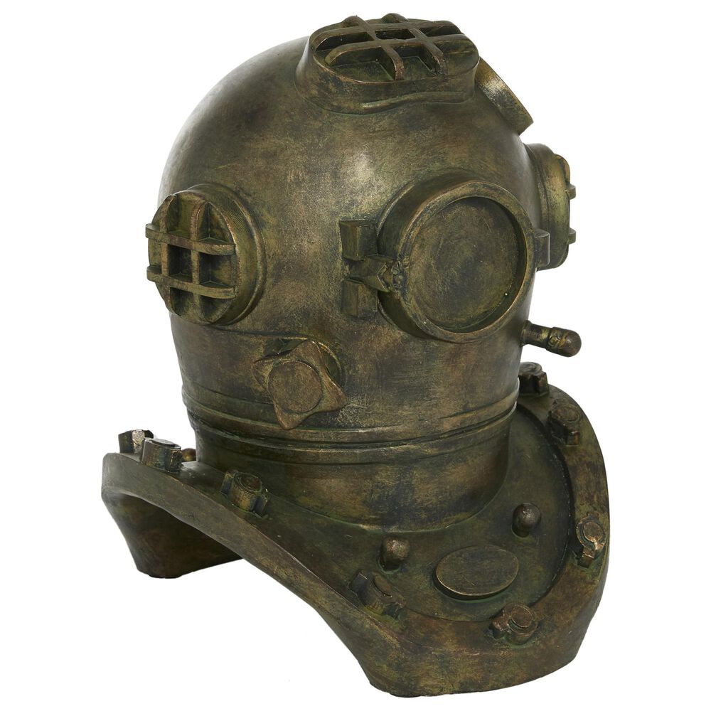 Maple and Jade 8" x 10" Coastal Polystone Helmet in Bronze, , large