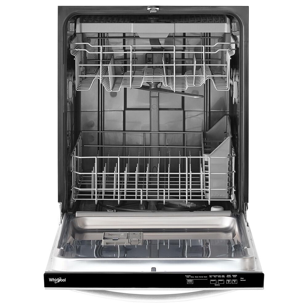 Whirlpool 24" Top Control Built-In Dishwasher with Adjustable 2nd Rack in Fingerprint Resistant Stainless Steel, , large