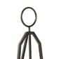 Maple and Jade Large Adjustable Display Easel with Wood Tray in Matte Black and Natural, , large