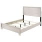 Crown Mark Charlie 4-Piece King Panel Bedroom Set in White, , large