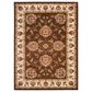 Safavieh Lyndhurst LNH555 5"3" x 7"6" Brown and Ivory Area Rug, , large
